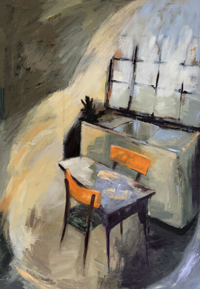 Kitchen Talk - a Paint Artowrk by Carola Dewor